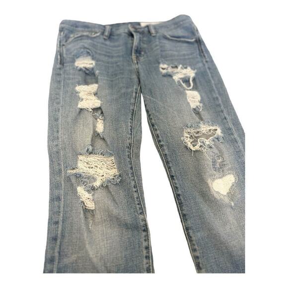 Treasure & Bond - Boyfriend Fit Ripped Faded Denim Jeans - Size 27 - Picture 10 of 15
